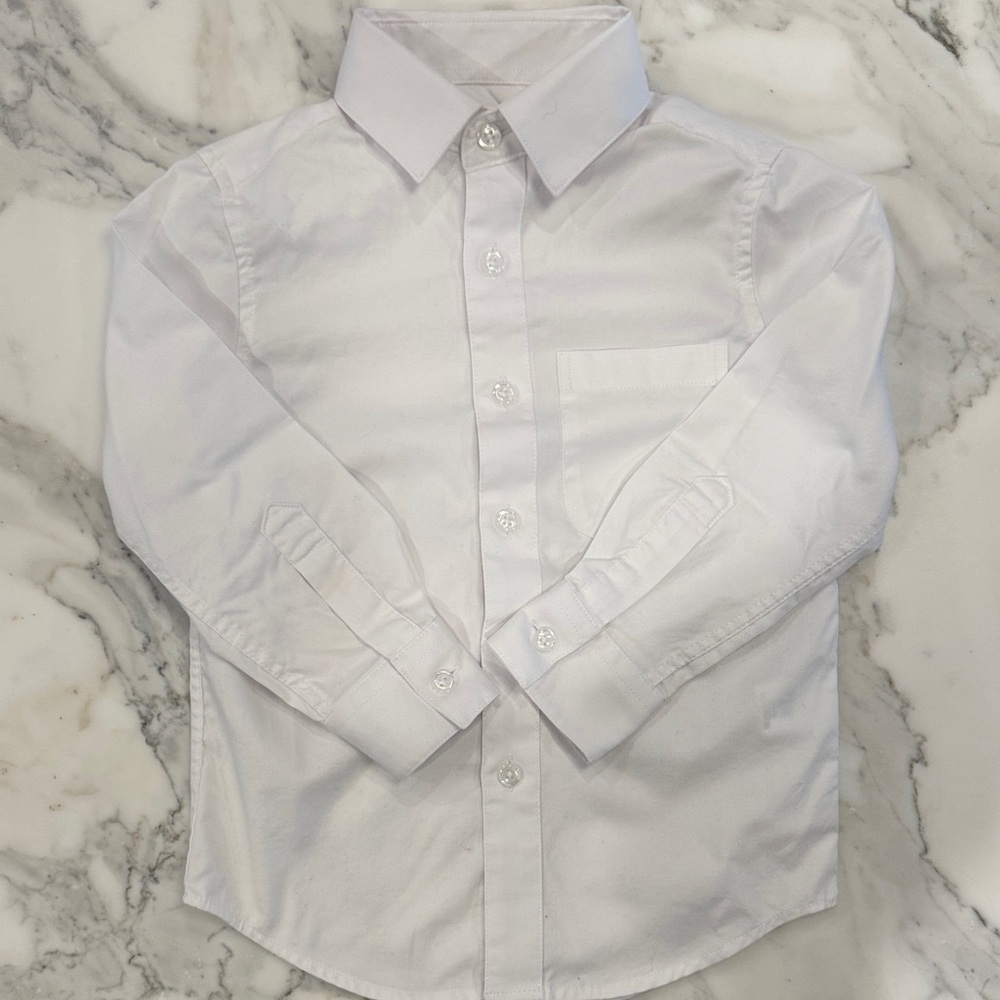 Appaman White Button-Down Dress Shirt for Boys